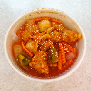 糖醋雞丁飯
